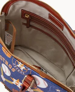 MLB Astros Zip Zip Satchel