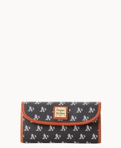 MLB Athletics Continental Clutch
