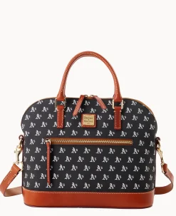 MLB Athletics Domed Zip Satchel