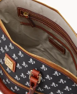 MLB Athletics Domed Zip Satchel