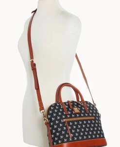 MLB Athletics Domed Zip Satchel
