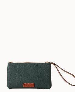 MLB Athletics Double Zip Wristlet