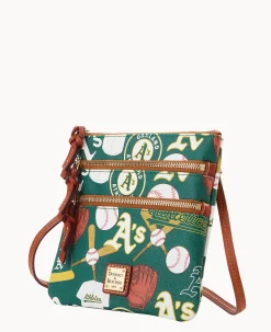 MLB Athletics N S Triple Zip Crossbody