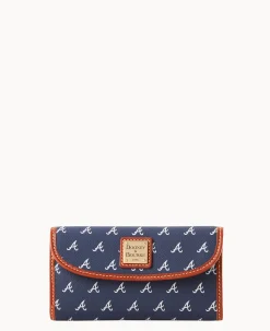 MLB Braves Continental Clutch