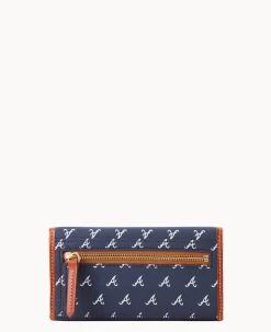MLB Braves Continental Clutch