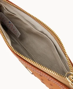MLB Braves Large Slim Wristlet