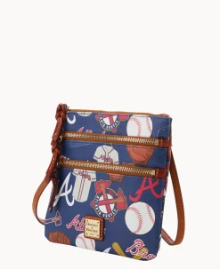 MLB Braves N S Triple Zip Crossbody