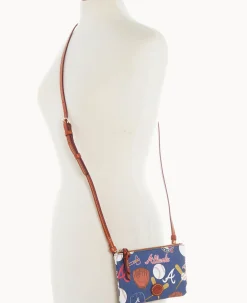 MLB Braves Top Zip Crossbody