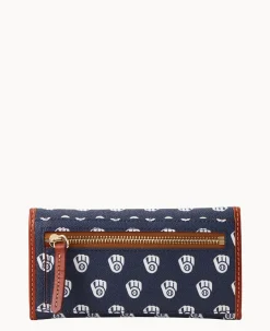 MLB Brewers Continental Clutch