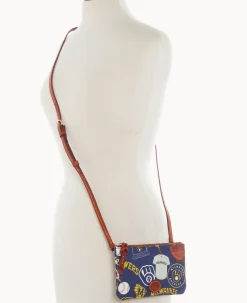 MLB Brewers Top Zip Crossbody