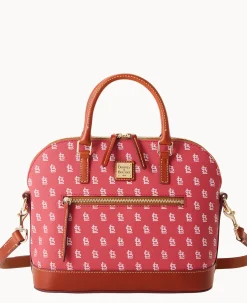 MLB Cardinals Domed Zip Satchel