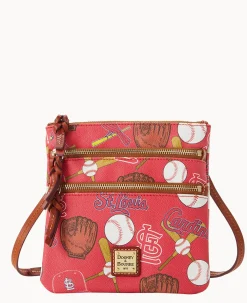 MLB Cardinals N S Triple Zip Crossbody