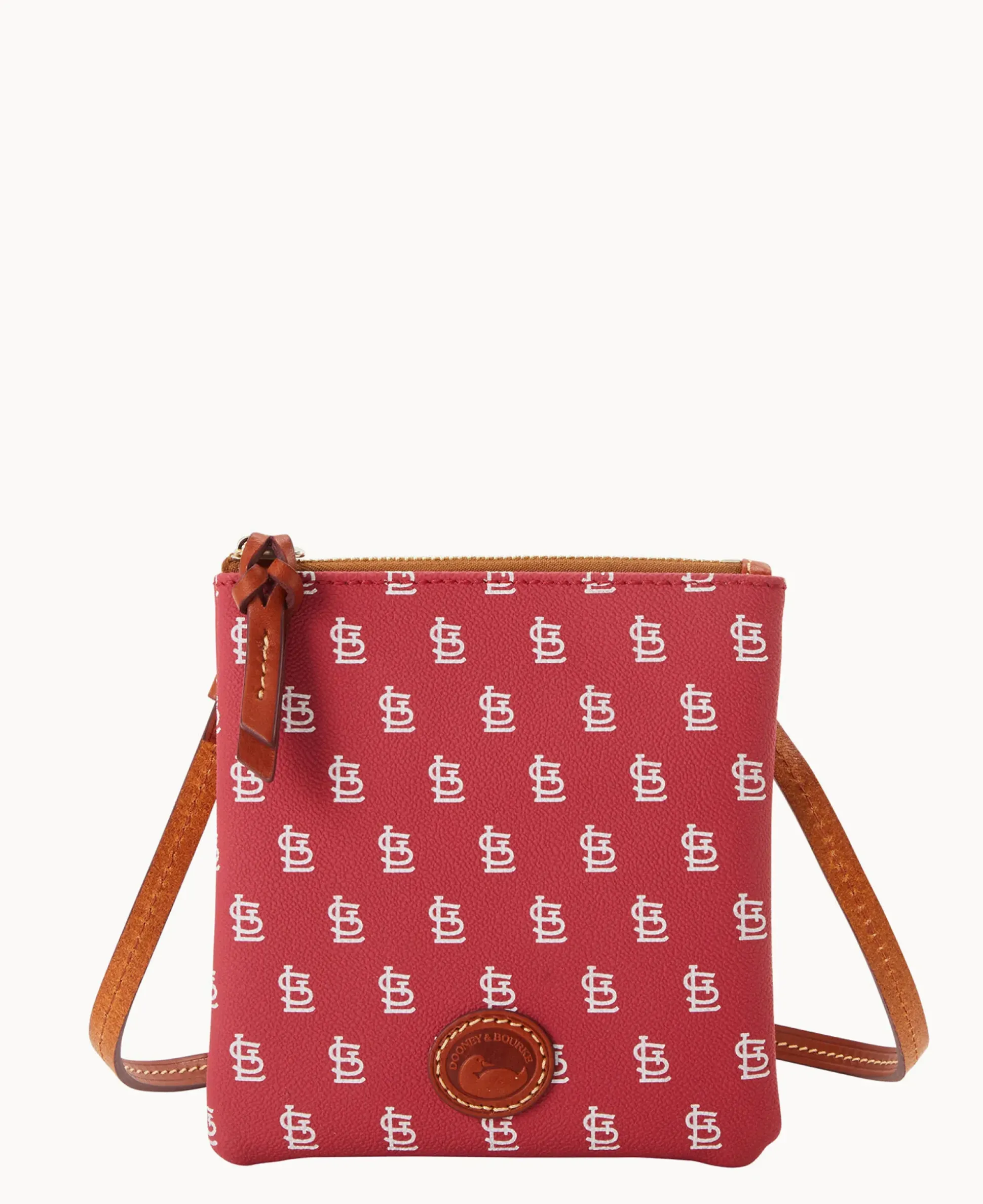 MLB Cardinals Small North South Top Zip Crossbody