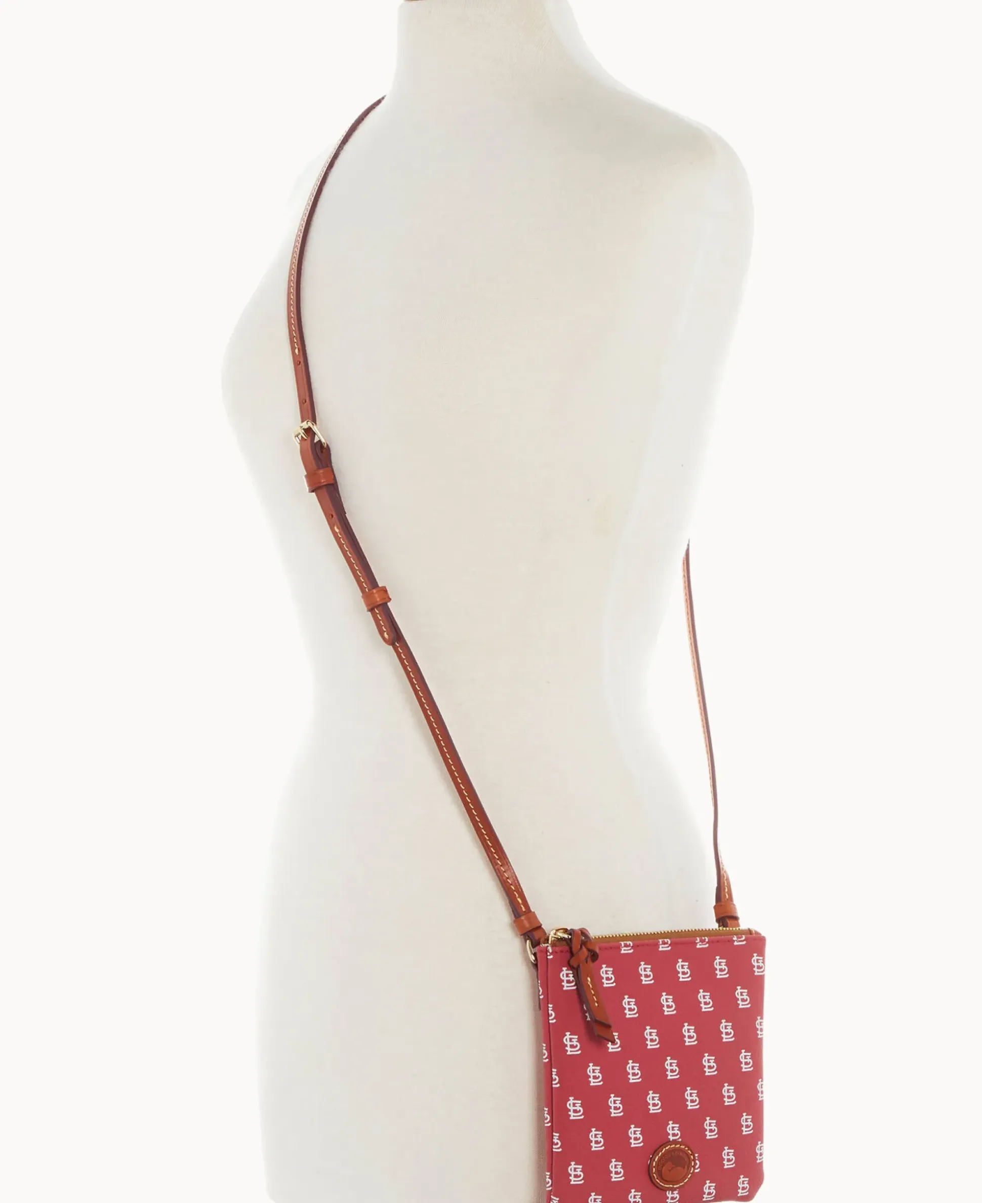 MLB Cardinals Small North South Top Zip Crossbody