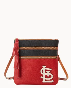 MLB Cardinals Triple Zip Crossbody