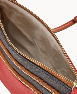 MLB Cardinals Triple Zip Crossbody