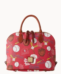MLB Cardinals Zip Zip Satchel