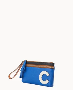 MLB Cubs Double Zip Wristlet