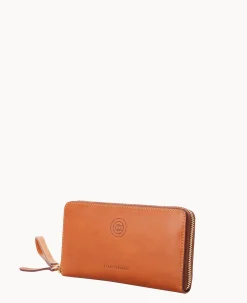 MLB Cubs Large Zip Around Wristlet