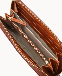 MLB Cubs Large Zip Around Wristlet