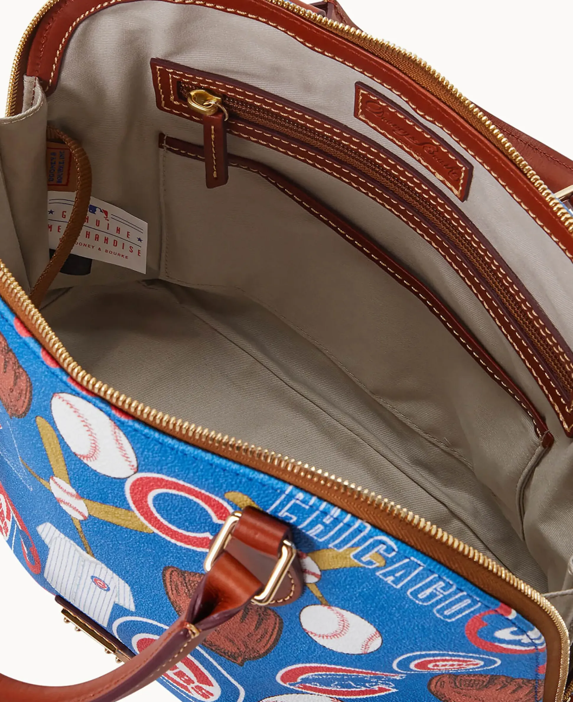 MLB Cubs Zip Zip Satchel