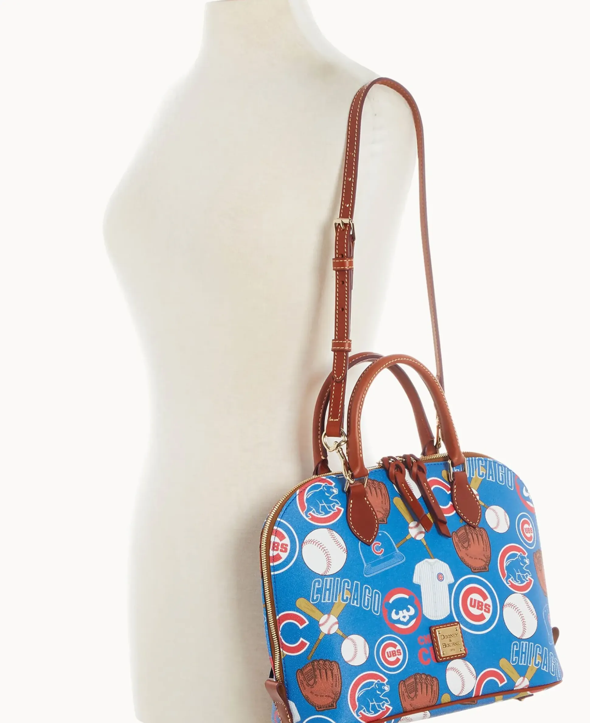 MLB Cubs Zip Zip Satchel