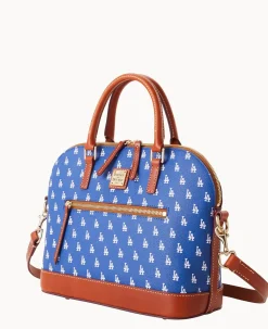 MLB Dodgers Domed Zip Satchel