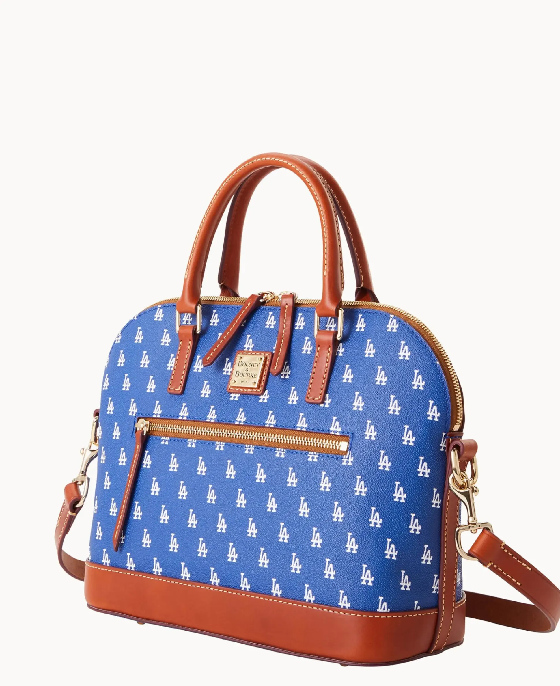 MLB Dodgers Domed Zip Satchel