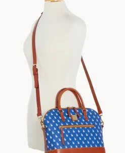 MLB Dodgers Domed Zip Satchel