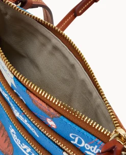 MLB Dodgers N S Triple Zip Crossbody
