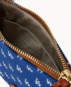 MLB Dodgers Small North South Top Zip Crossbody