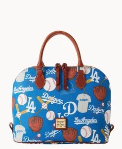 MLB Dodgers Zip Zip Satchel