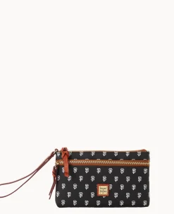 MLB Giants Double Zip Wristlet