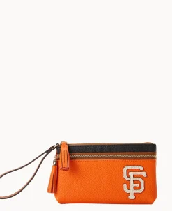 MLB Giants Double Zip Wristlet
