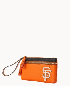 MLB Giants Double Zip Wristlet