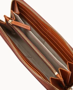 MLB Giants Large Zip Around Wristlet