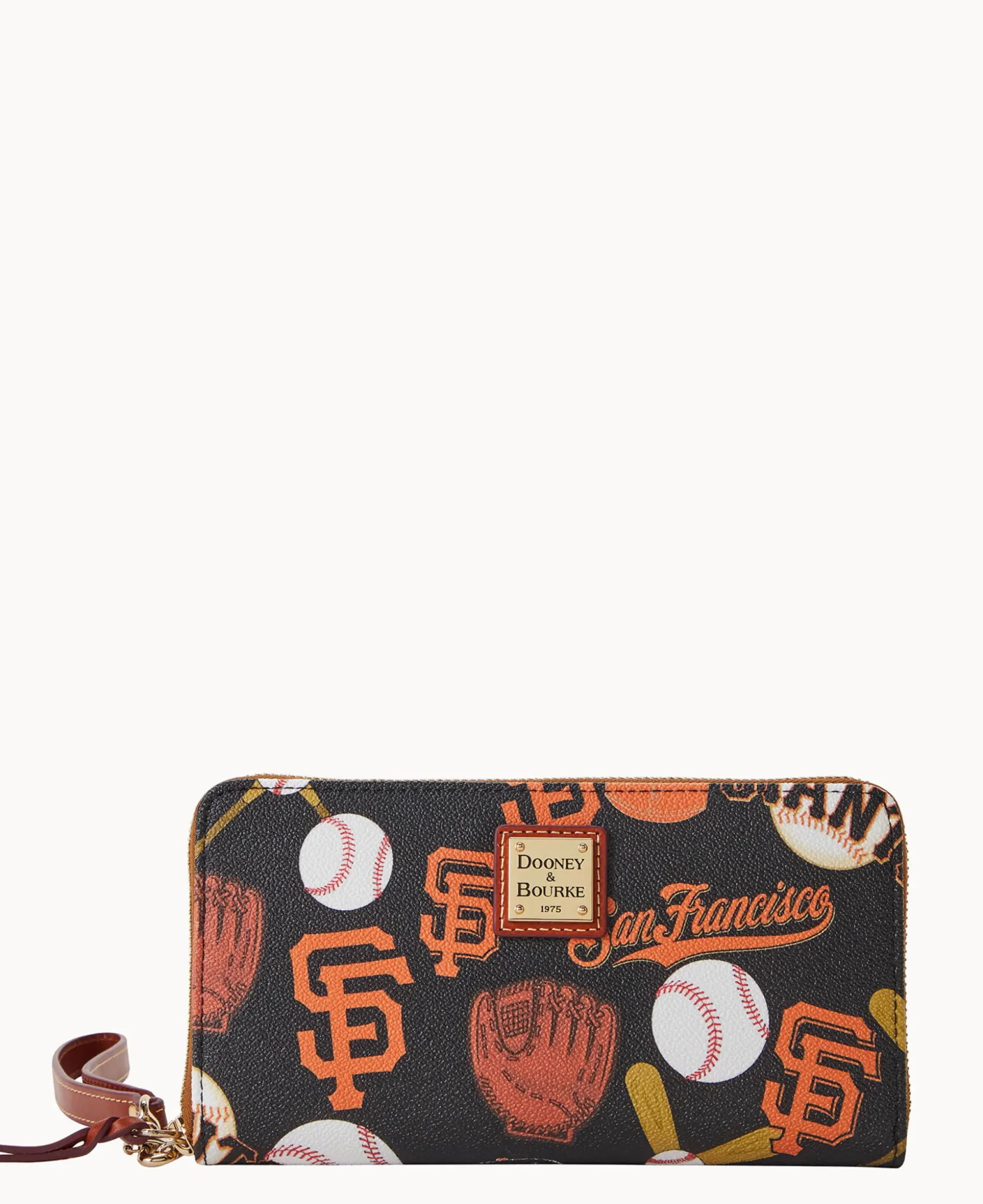 MLB Giants Large Zip Around Wristlet