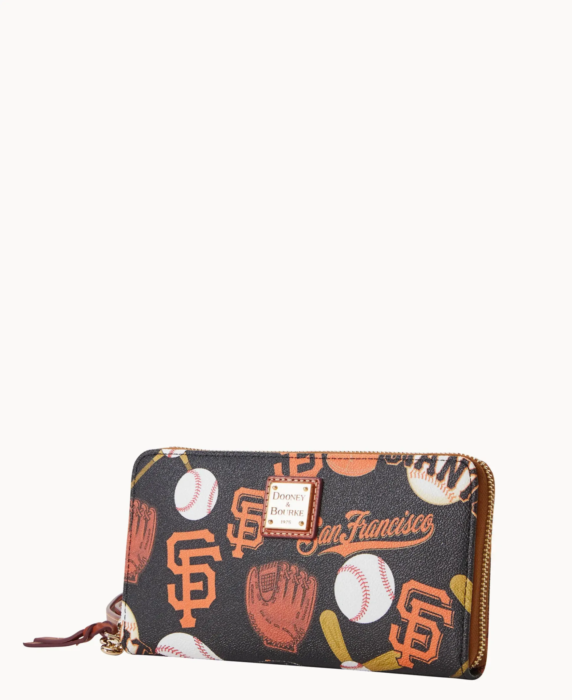 MLB Giants Large Zip Around Wristlet