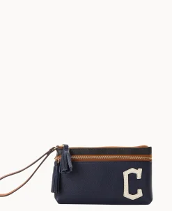 MLB Guardians Double Zip Wristlet