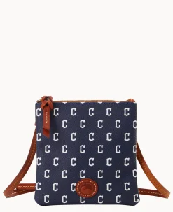 MLB Guardians Small North South Top Zip Crossbody