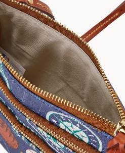 MLB Mariners N S Triple Zip Crossbody