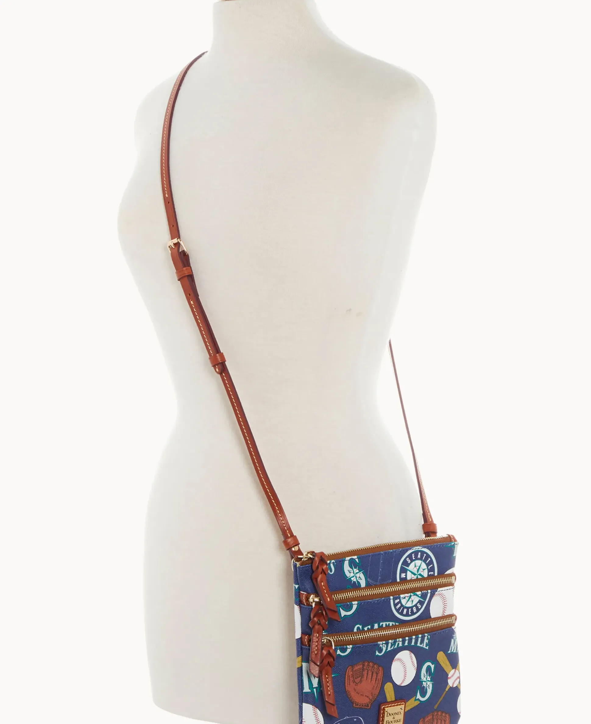MLB Mariners N S Triple Zip Crossbody
