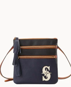 MLB Mariners Triple Zip Crossbody
