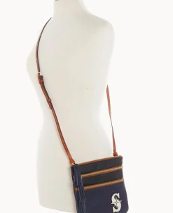 MLB Mariners Triple Zip Crossbody