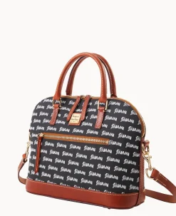 MLB Marlins Domed Zip Satchel