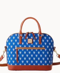 MLB Mets Domed Zip Satchel