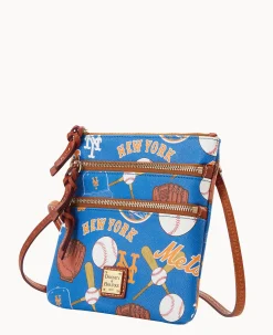 MLB Mets N S Triple Zip Crossbody