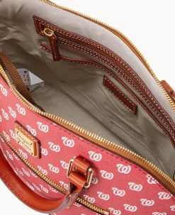 MLB Nationals Domed Zip Satchel