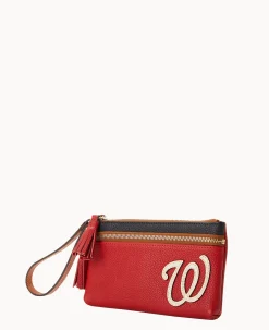 MLB Nationals Double Zip Wristlet