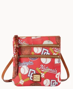 MLB Nationals N S Triple Zip Crossbody